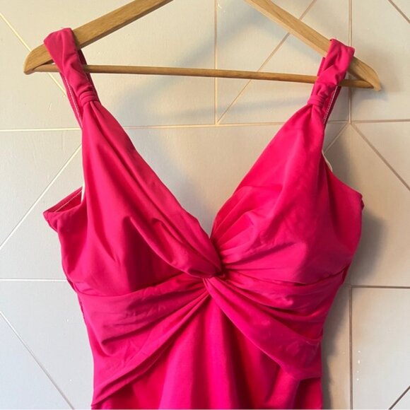 Miraclesuit Hot Pink One Piece Swimsuit - Picture 3 of 9